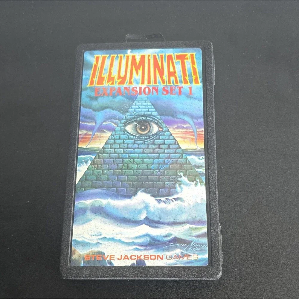 Illuminati Steve Jackson Games w/ Expansions 1 & 2 (1982-1983) [A]